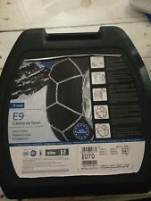 CATENE NEVE E9 9 mm ECONOMICA GRUPPO 070 OMOLOGATE THULE KONIG 13" 14" 15" 16 17