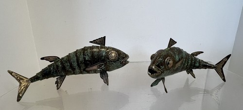 Coppia sculture pesce - , 7”