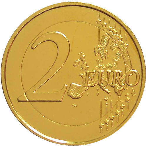 Euro lituania placcato oro - 2,