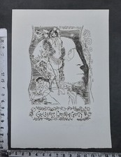 WUNDERKAMMER C EXLIBRIS 755 " EROTIC GATTO " - * FRANCO ROGNONI * - C SIGNED