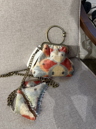 Mini borsa ikat velluto - mini, in
