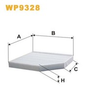 WP9328 FILTRO ABITACOLO PER