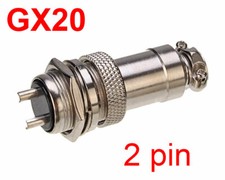 Coppia connettori GX20 2 pin