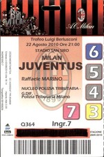 Biglietto stadio trofeo - biglietto, #
