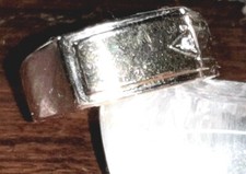 Anello A Fascia Oro con Brillantino 