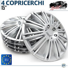 4 Copricerchi Auto 15 Pollici