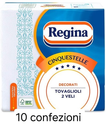 Tovaglioli regina cinquestelle - tovaglioli,