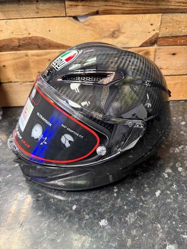 Casco agv pista iridium - casco,