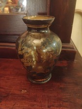 Vasetto Vintage In Vetro Argentato Stile Liberty Genova