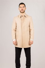 Cappotto beige mistura di - cappotto,