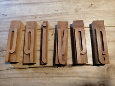 CARATTERI TIPOGRAFICI IN LEGNO