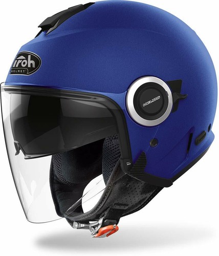 Casco jet airoh helios blue - casco,