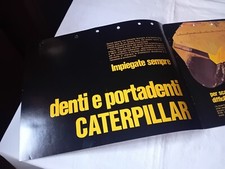CATERPILLAR BENNE DENTI ESCAVATORI RUSPE DOZER brochure originale 