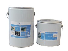RESINA EPOSSIDICA TRASPARENTE PER PAVIMENTI BICOMPONENTE LUCIDA 5 KG A+B