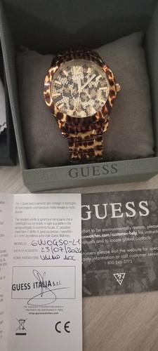Orologio guess leopardato - guess,