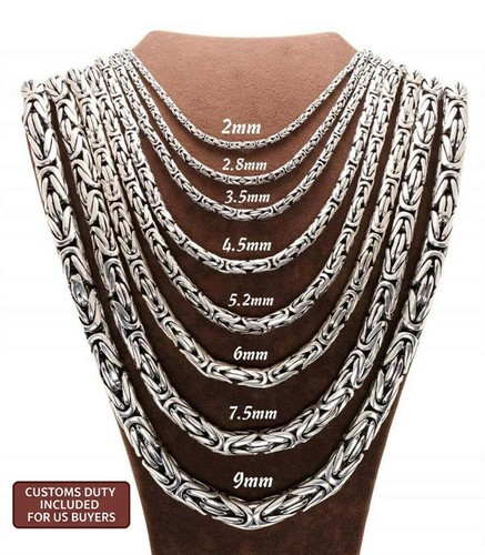 Collana uomo argento - in,