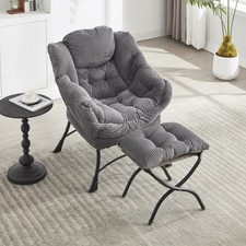 Lazy Chair con pouf, poltrona