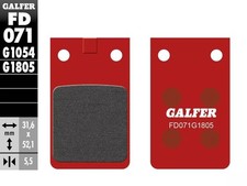 FD071G1054 PASTIGLIE FRENO GALFER ANTERIORI FANTIC TRIAL 303 (FM364) 1987-1988