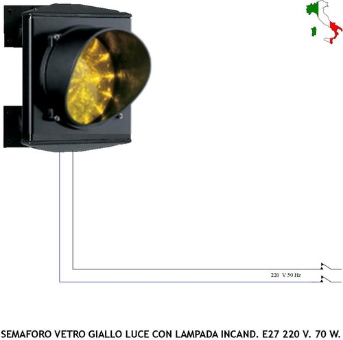 Semaforo vetro giallo segnale - semaforo,