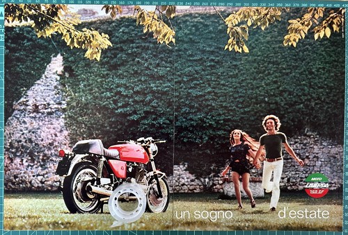 Rara pubblicità moto laverda - rara,