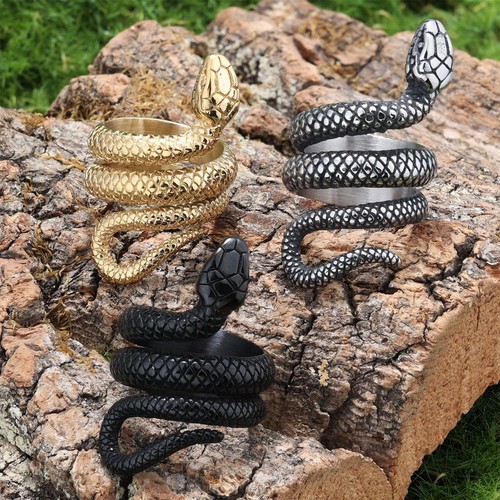 Anello uomo serpente vintage - anello,