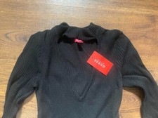 Guess black laura keyhole