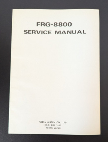 Yaesu frg 8800 manuale - frg-8800, di