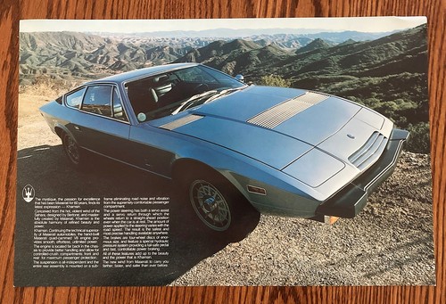 Poster maserati khamsin 1975 - maserati, *