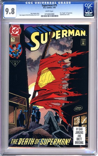 Superman cgc nm mt - 75, 9,8