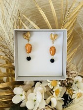 Orecchini Fichi D’India  ceramica di Caltagirone  Artigianale  Sicily