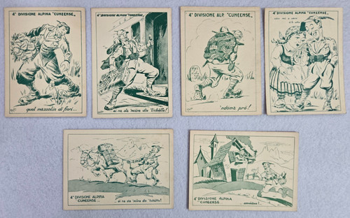 Cartolina reggimentali alpini - cartolina,