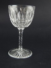 CRISTALLO SAINT LOUIS ART DECO BICCHIERE LIQUORE PORTO LAVORATO PUNTA DIAMANTE