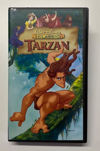Vhs tarzan videocassetta - vhs,