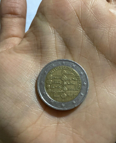 Moneta euro commemorativa - moneta,