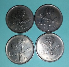 Moneta 20 Lire Repubblica Italiana 1976