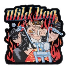 Toppa Wild Hog Biker & Flames