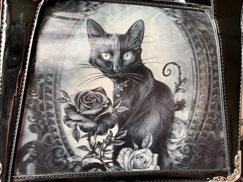 Borsa mano gatto gotica - gatto,