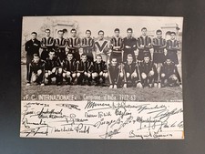 riproduzione fotografica FC INTER Campione 1962-63 autografi stampati (17x23 cm)