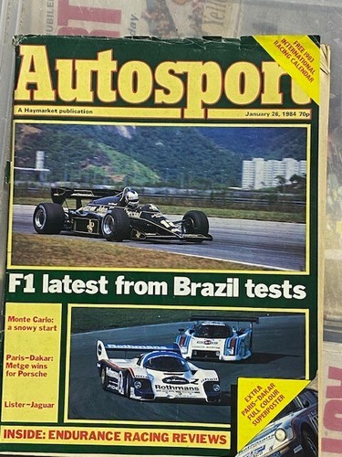 Autosport magazine 1984 1985 - 1984,