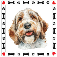 Adesivo cane Petit Basset