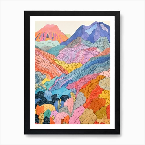 Monte vesuvio italia poster - 1,