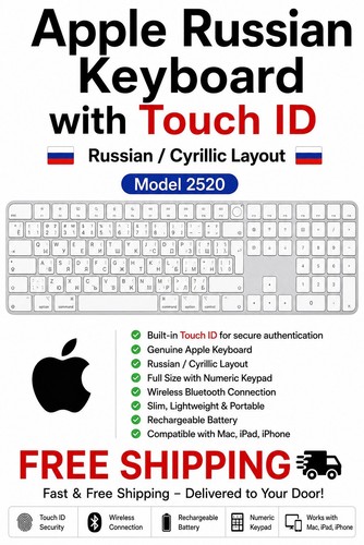 Apple tastiera russa con - apple,