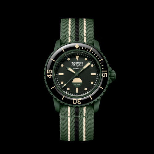 Blancpain swatch scuba - blancpain, fifty