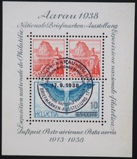 1938 Svizzera; Blocco