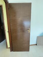 6 porte interne usate marroni