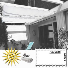 Tenda da sole bianca circa