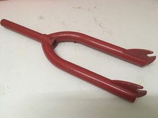 NOS Mid School BMX Fork Full Chromo 1-1/8" 14mm axle RoosterBikes (SBC Style)