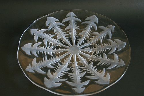 Piastra vetro rene lalique - piastra,