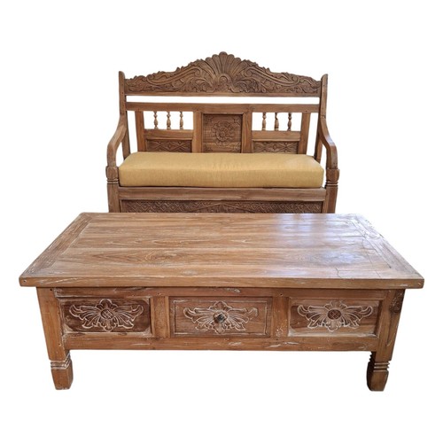 Set divanetto tavolino - set, legno