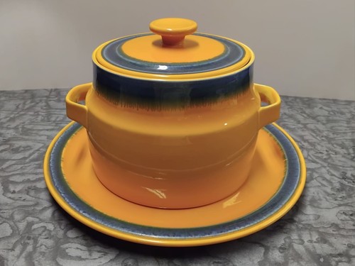 Zuppiera con piatto antonia - piatto,
